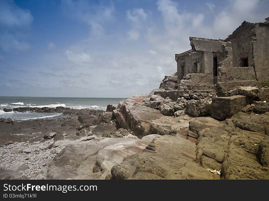 Reef in the South China Sea coast. Reef in the South China Sea coast