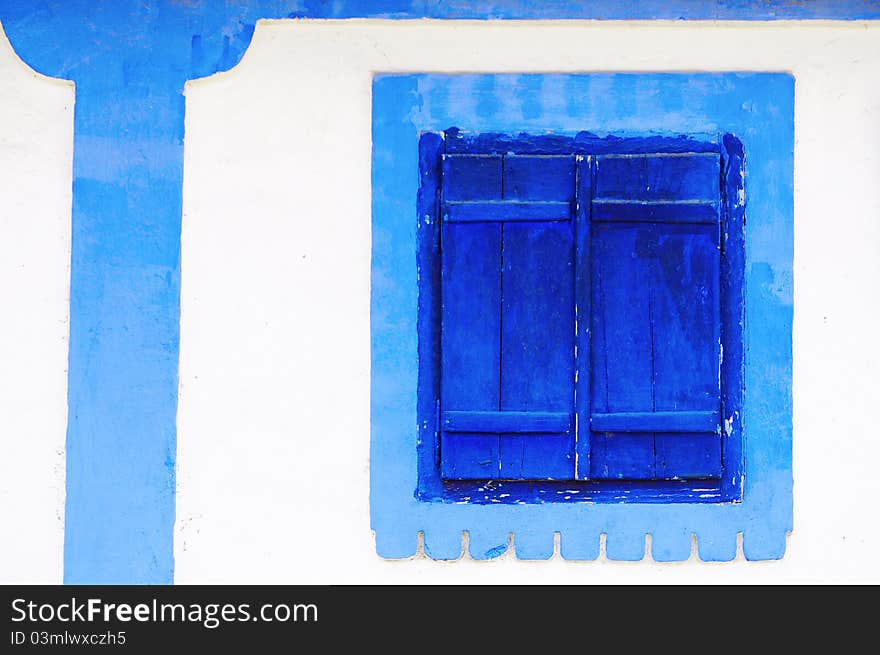 A window from an traditional romanian house