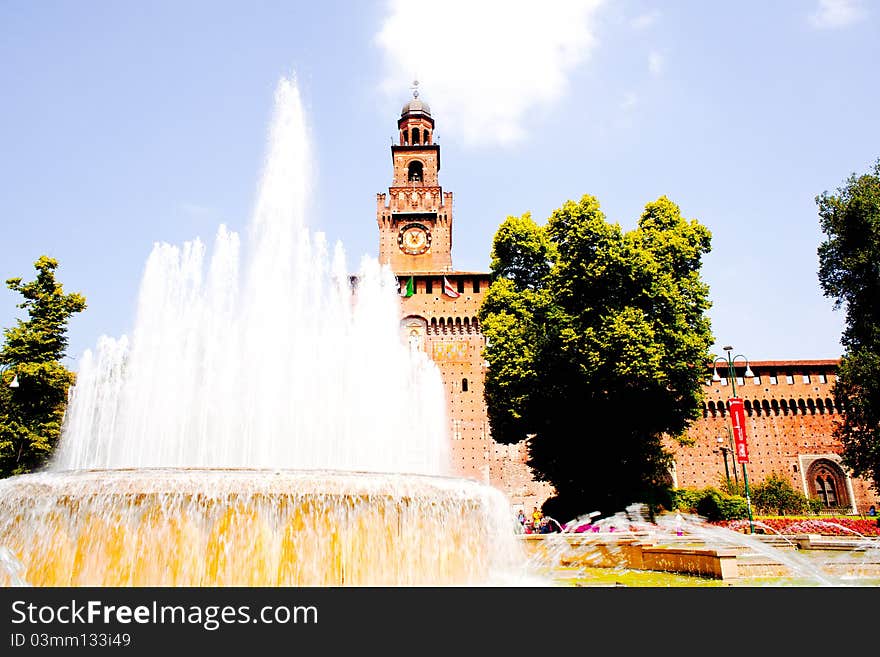 Sforzesco castle, Milan