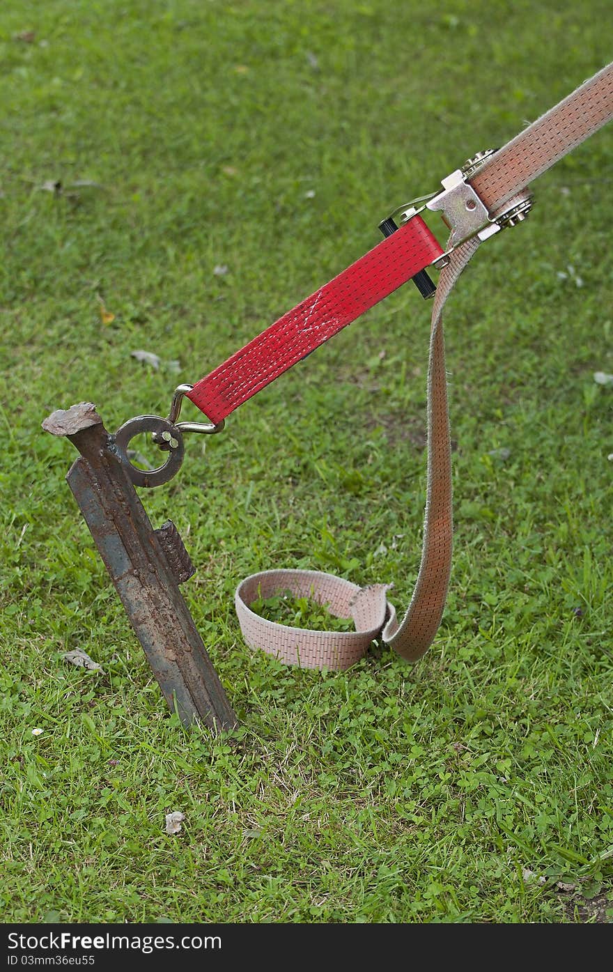 Safety stick, securing tent in place. Safety stick, securing tent in place.