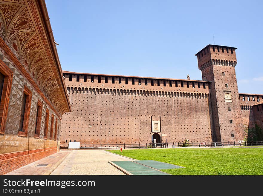 Sforzesco castle, Milan