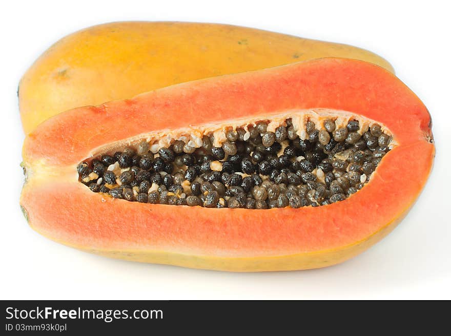 Papaya fruit.