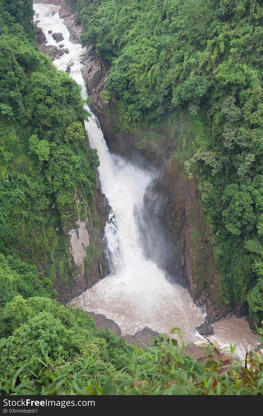 Haew Narok Waterfall located in deep forest at Khao yai National park Thailand. Haew Narok Waterfall located in deep forest at Khao yai National park Thailand.