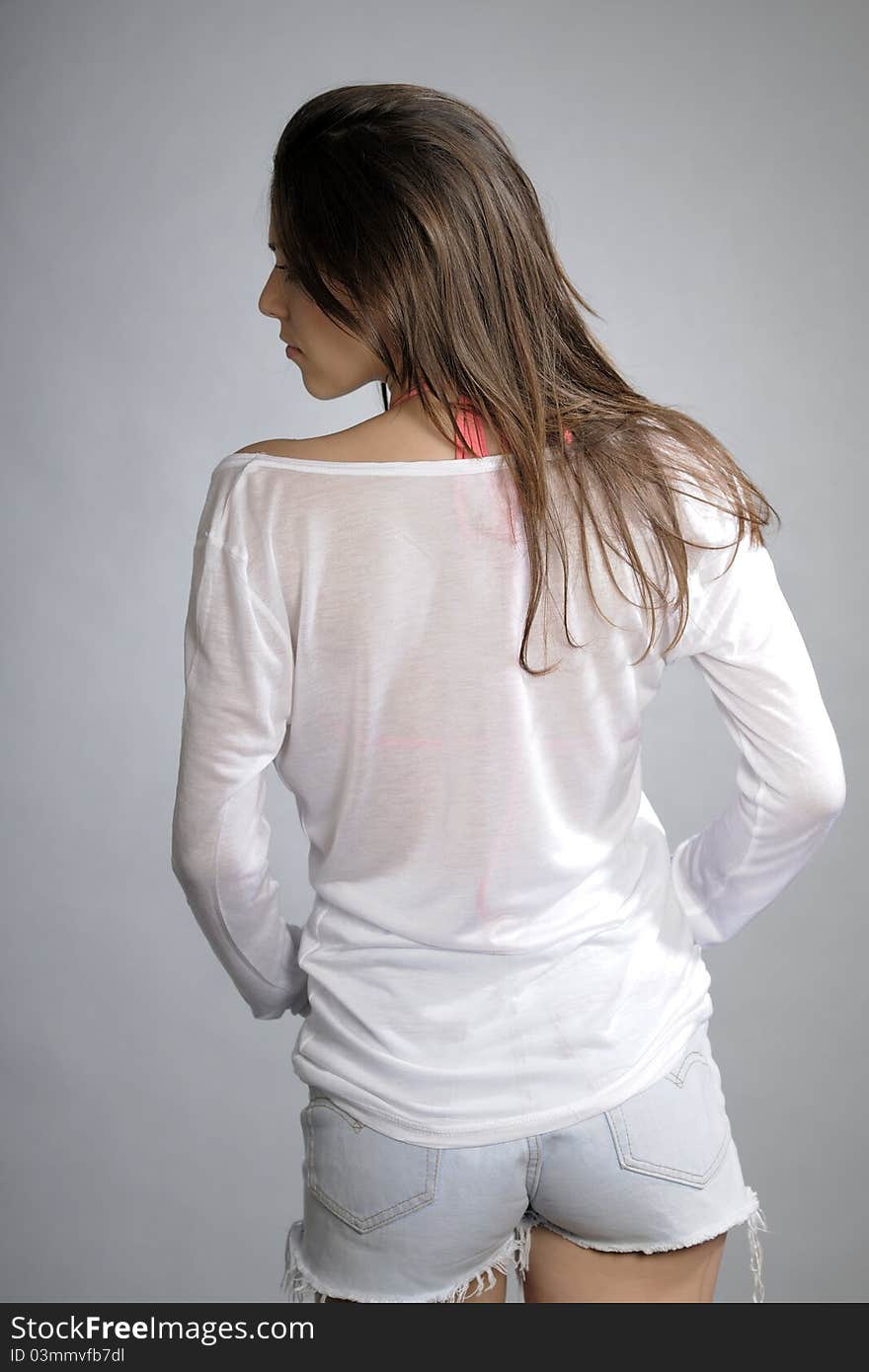 Back Of Young Woman