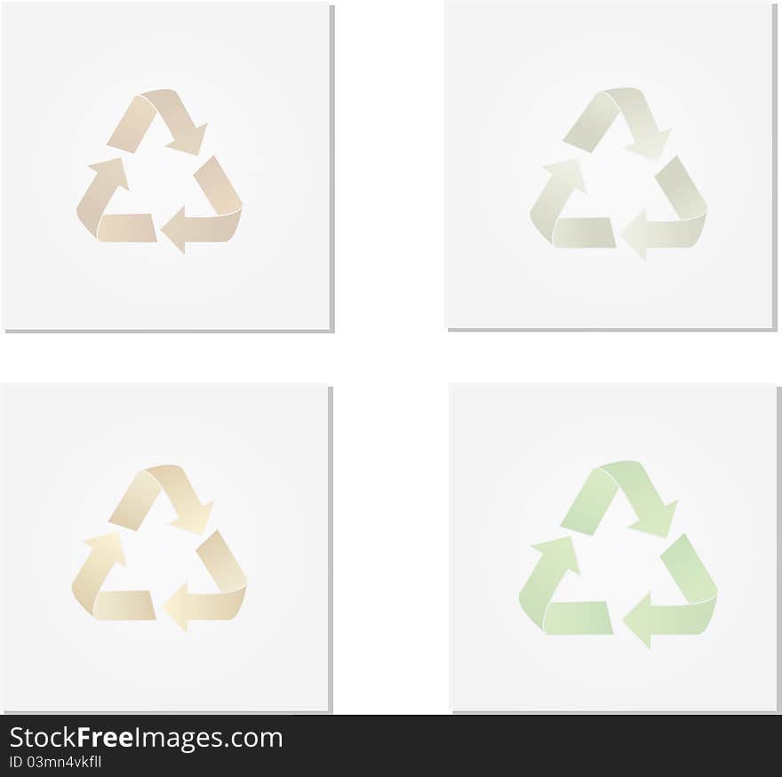 Empty adhesive Recycle notepad collection