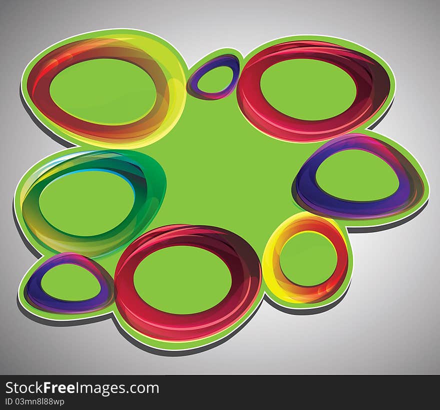 Abstract glossy background