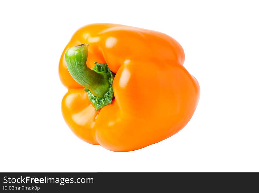 Orange pepper paprica