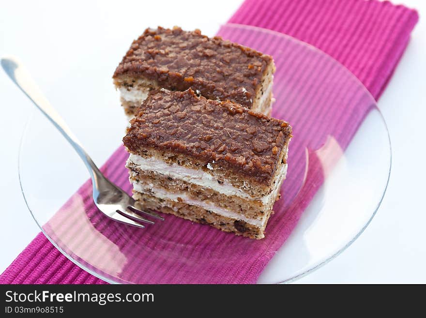 Delicious hazelnut cake from Hungary