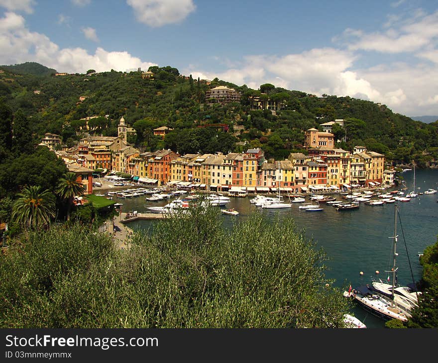 Entrance to Portofino - Italy