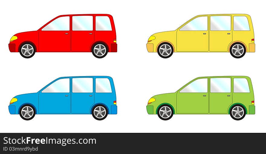 Vehicle pack different color - liftback, combi. Vehicle pack different color - liftback, combi