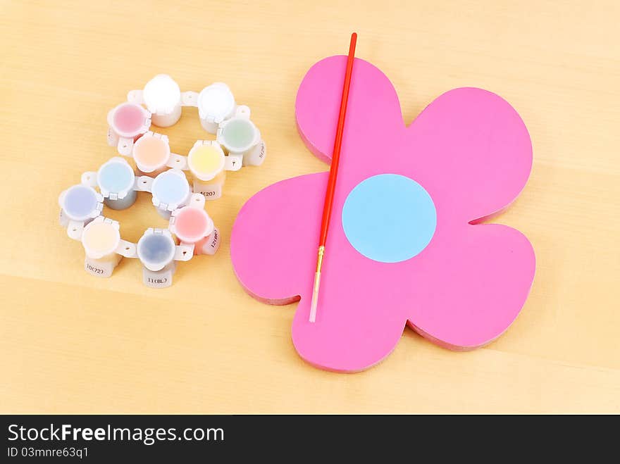 Pink Flower Painting Craft