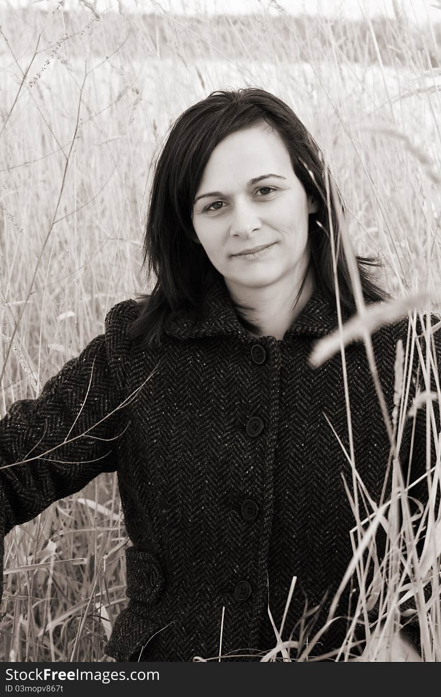 Woman in Meadow