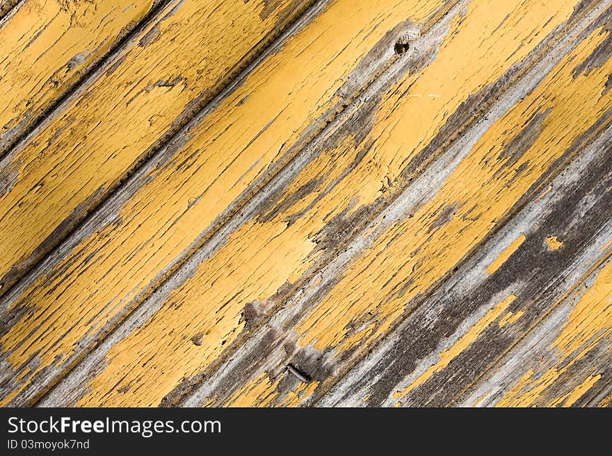 Yellow wooden texture