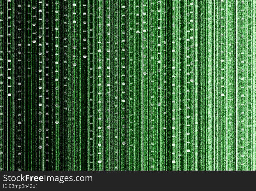 Green matrix background with computer code