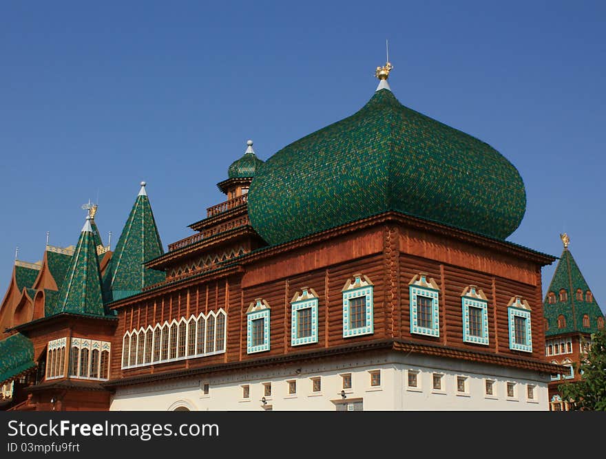 Towers Of The Palace Of Tsar Alexei Mikhailovich