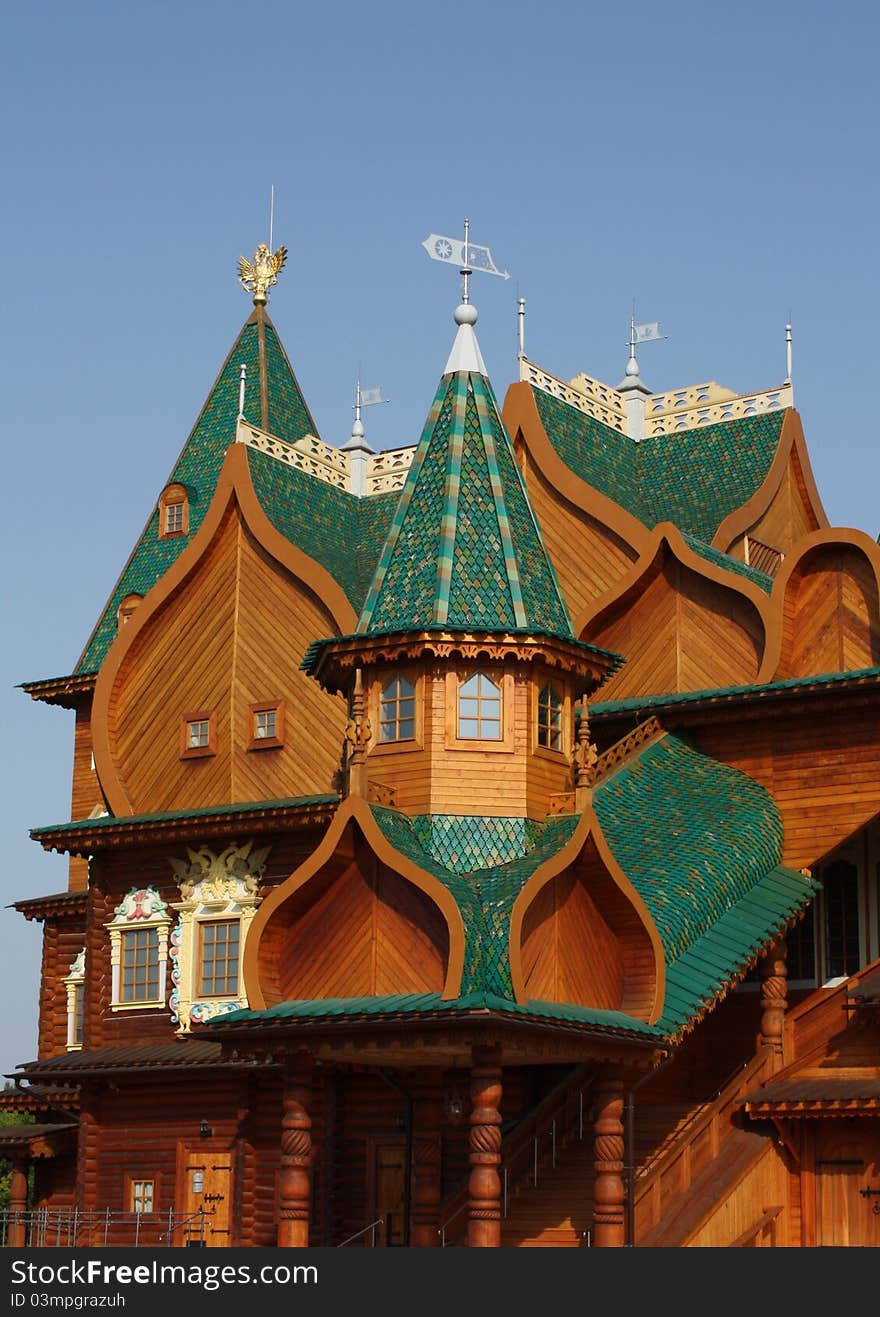 Towers Of The Palace Of Tsar Alexei Mikhailovich