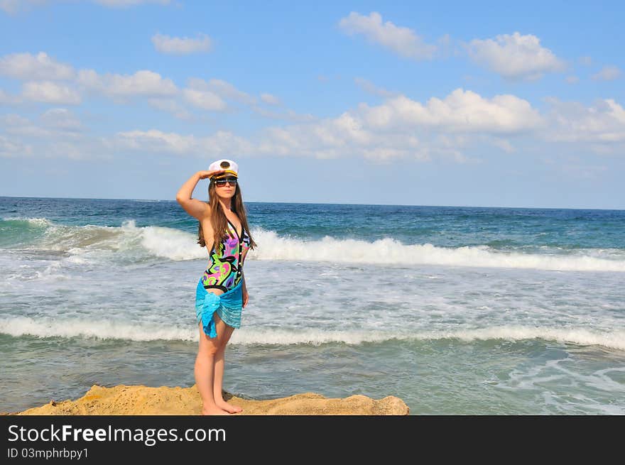 Girl and sea