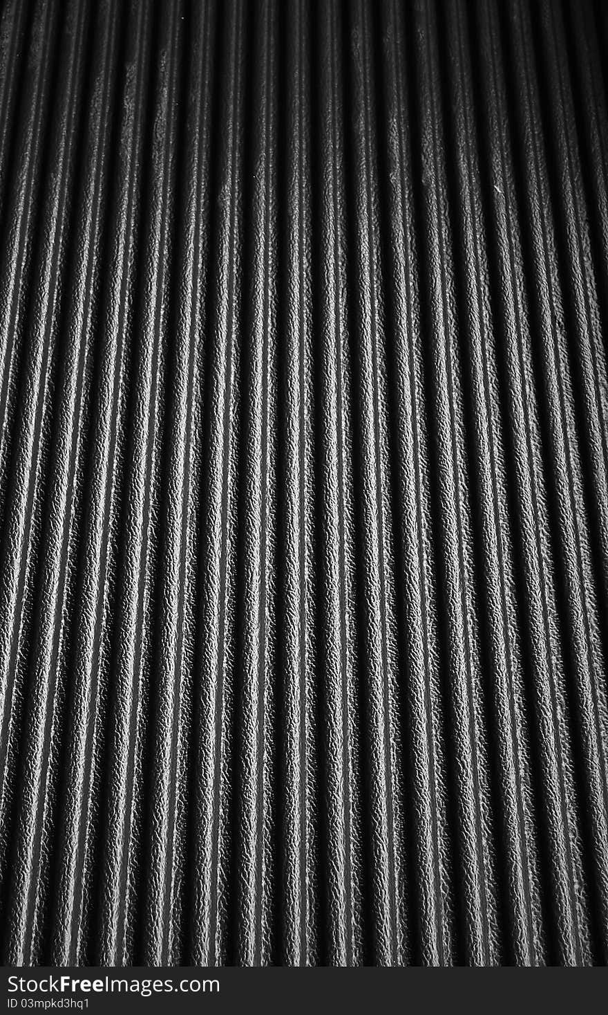 Black texture plastic with wave