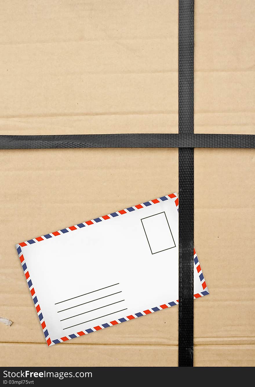 Paper box package with Old envelopes