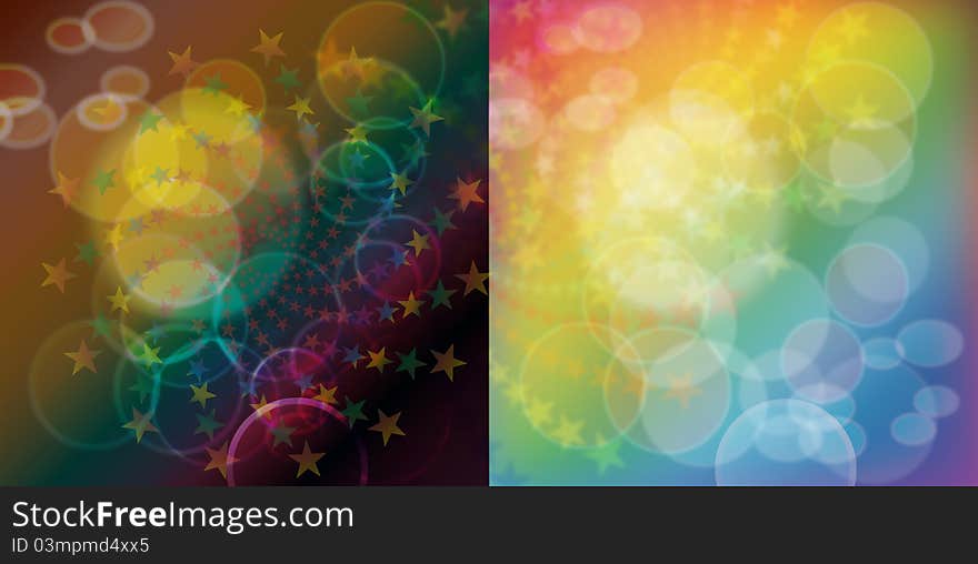 Colorful abstract circles. Vector art. Colorful abstract circles. Vector art