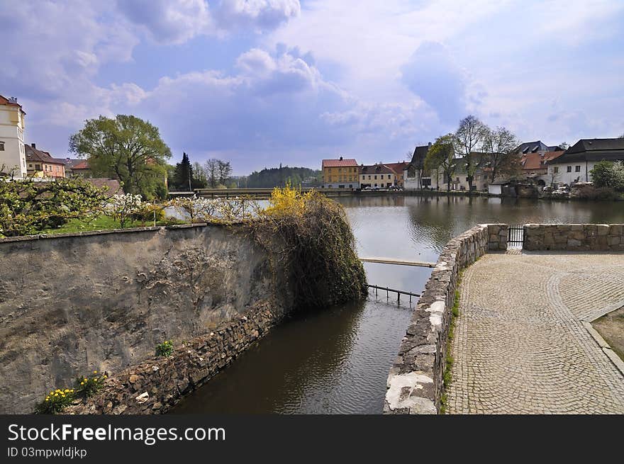 Old town in the South Bohemia