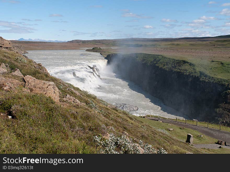 Gullfoss Waterfall