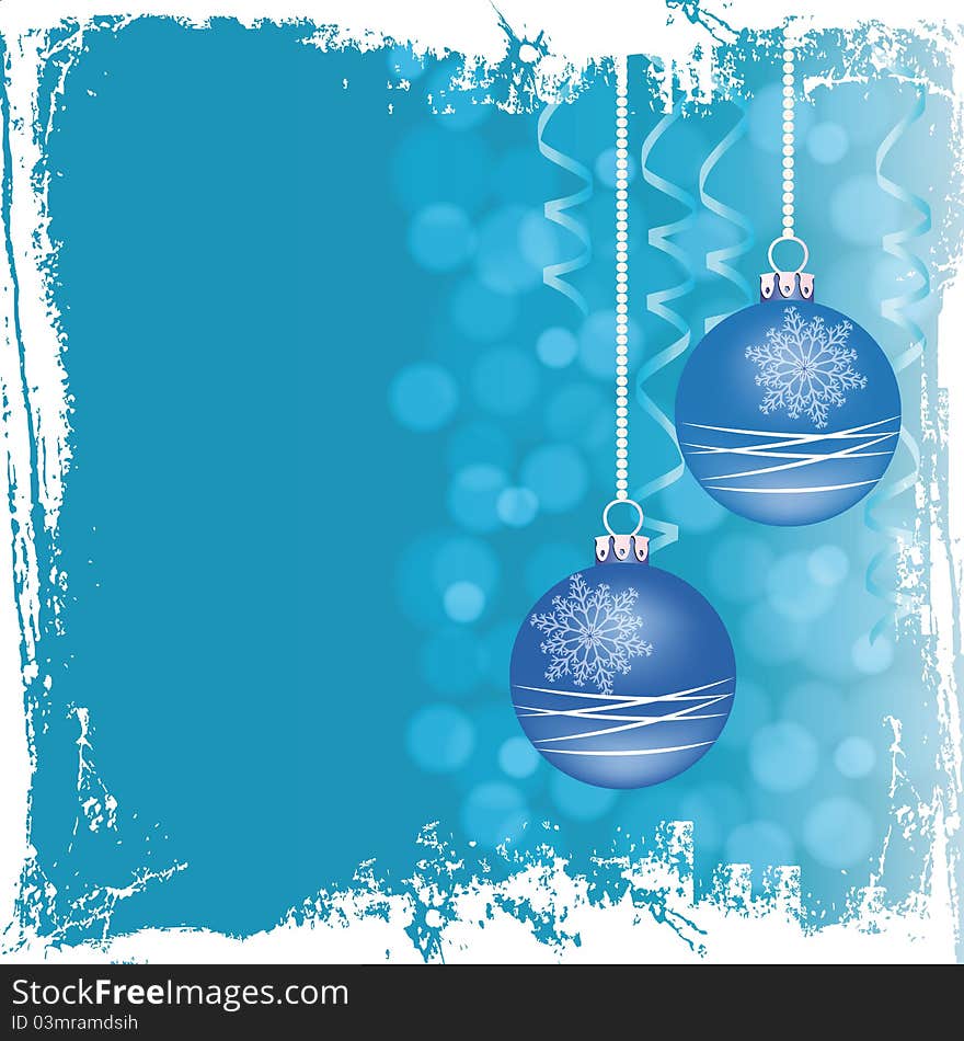 Grunge blue background on Christmas. Grunge blue background on Christmas