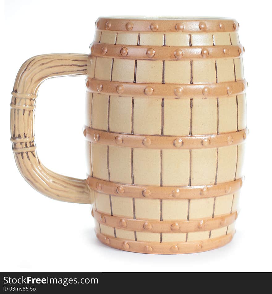 Old beer cup