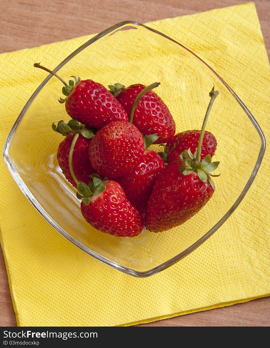 Strawberries In A Bowl