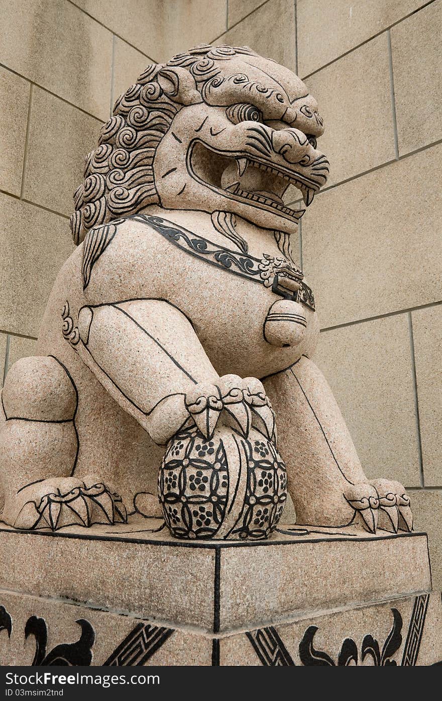 Lion statue