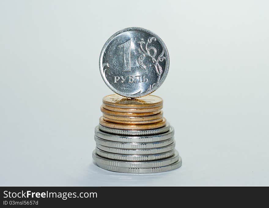 Reflection in the mirror of Russian coins