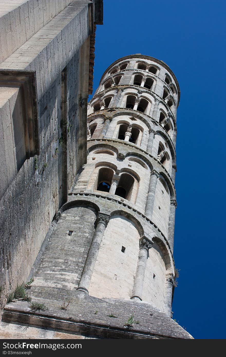 Fenestrelle Tower in Uzes - France