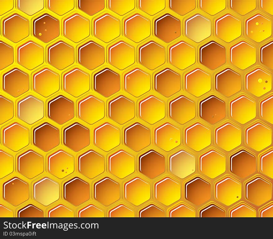 Honeycomb Background Concept