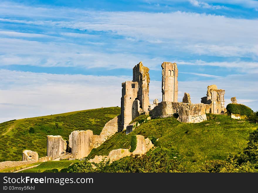 Ruins Of Corfe Castle