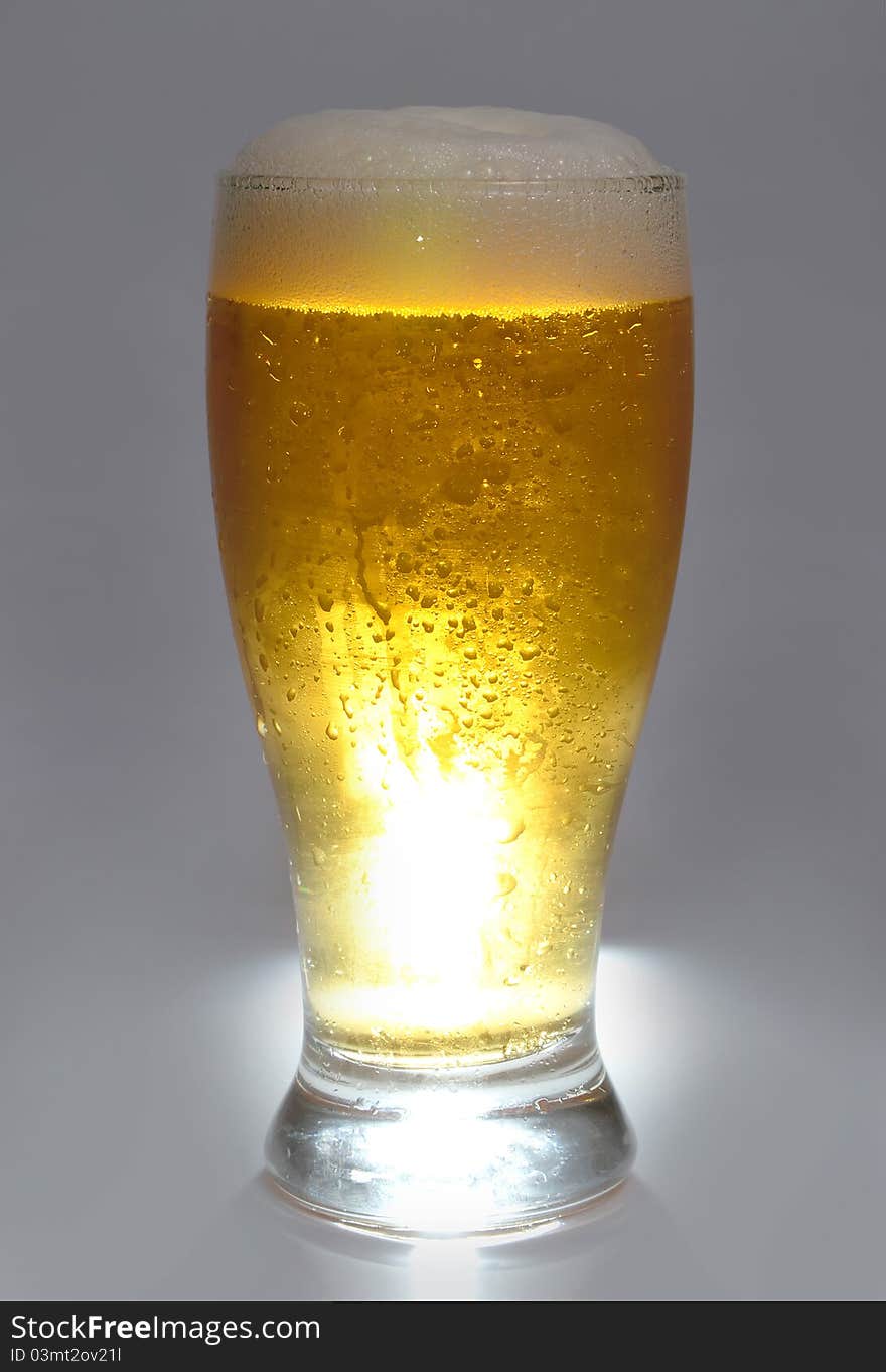 Beer Is In Glass