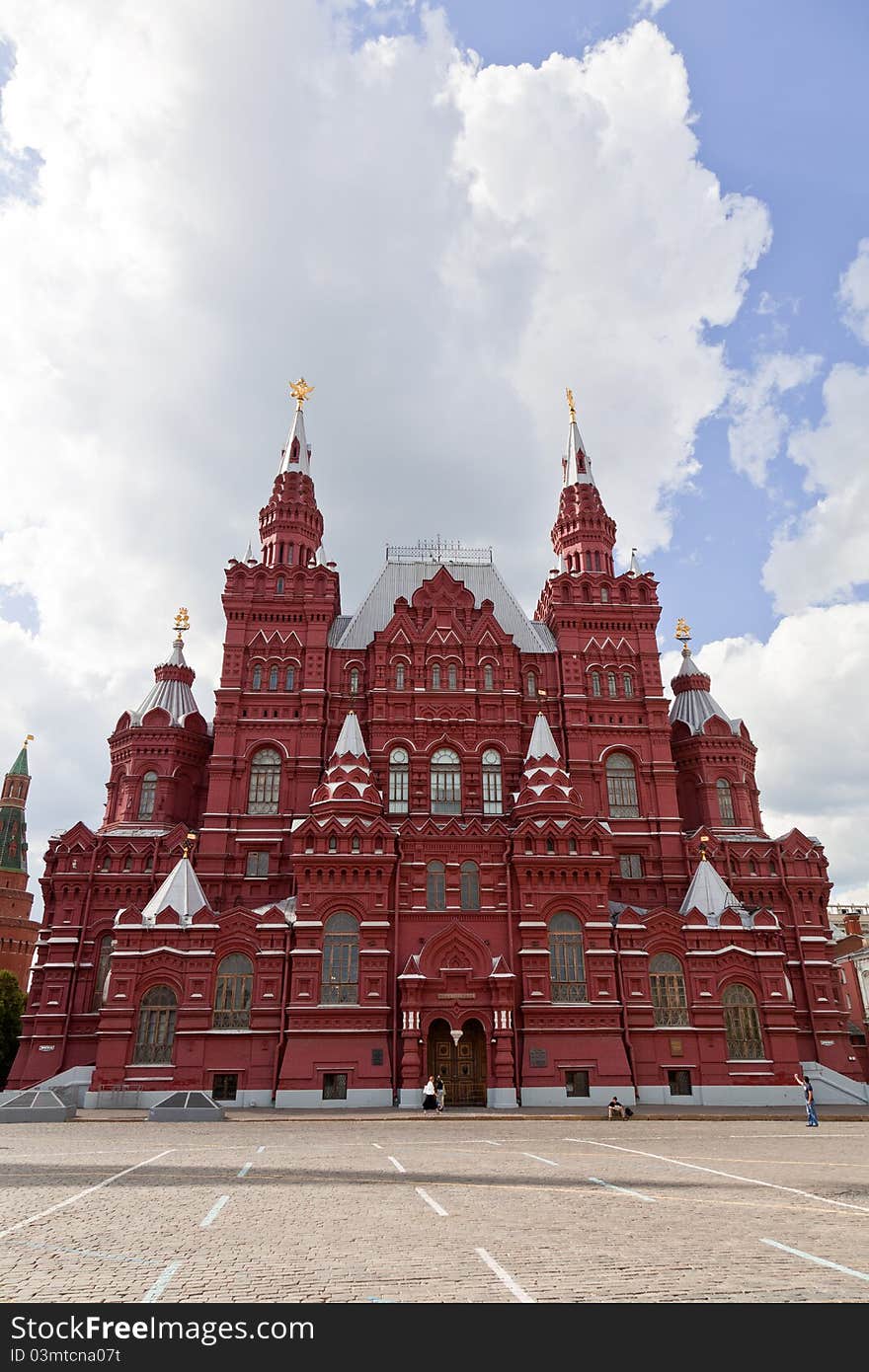 Russia. History Museum at Red Square in Moscow