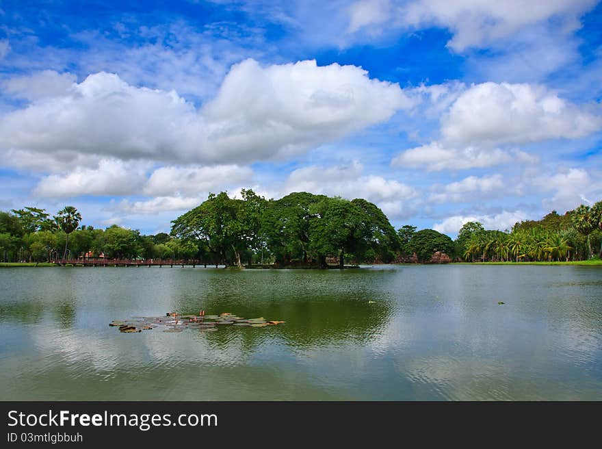 Part of Sukhothai Historical park, Thailand. Part of Sukhothai Historical park, Thailand