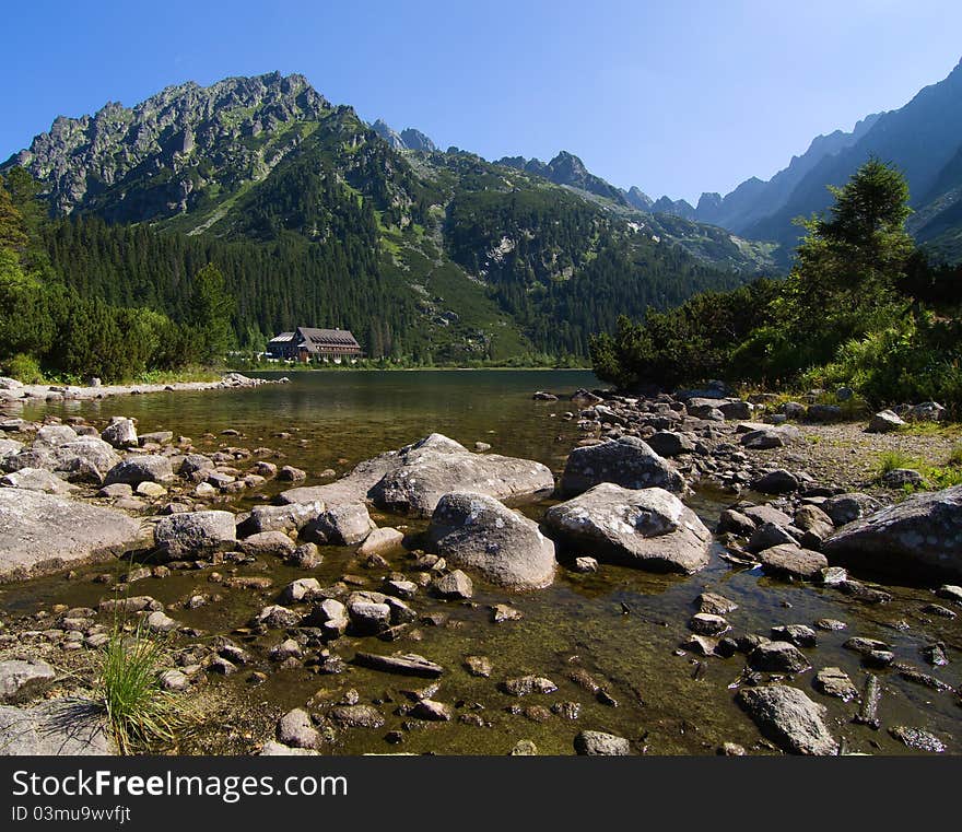 Lake in High Tatras, Slovakia