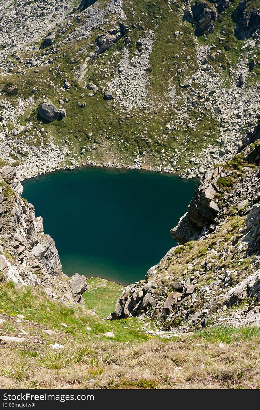 National park the seven Rila lakes (Bulgaria)