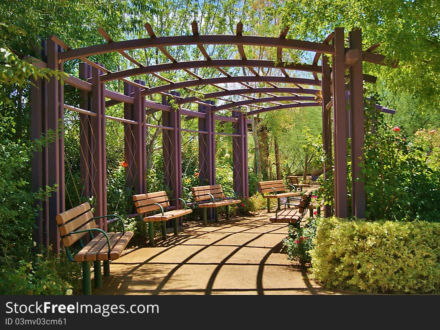 Walkway Trellis