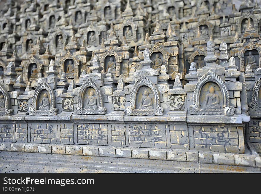 Historical Buddhist temple