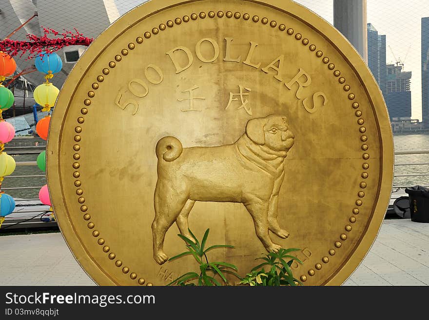 Gold Coin Of Dog