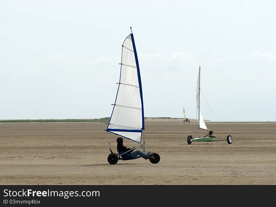 Sailing on sand