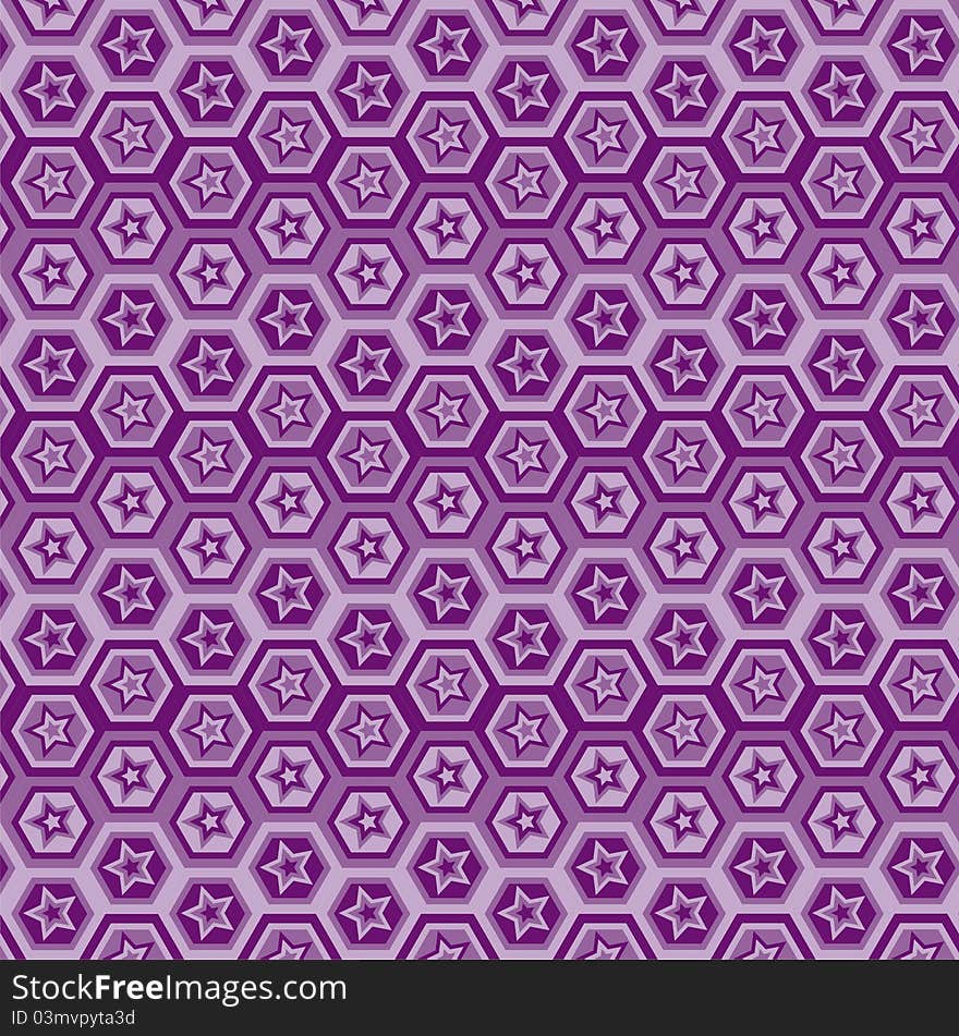 Purple seamless pattern with stars. Purple seamless pattern with stars