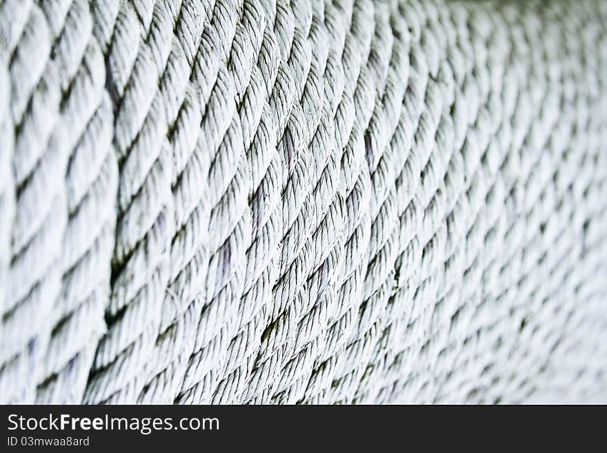 The white hemp rope texture