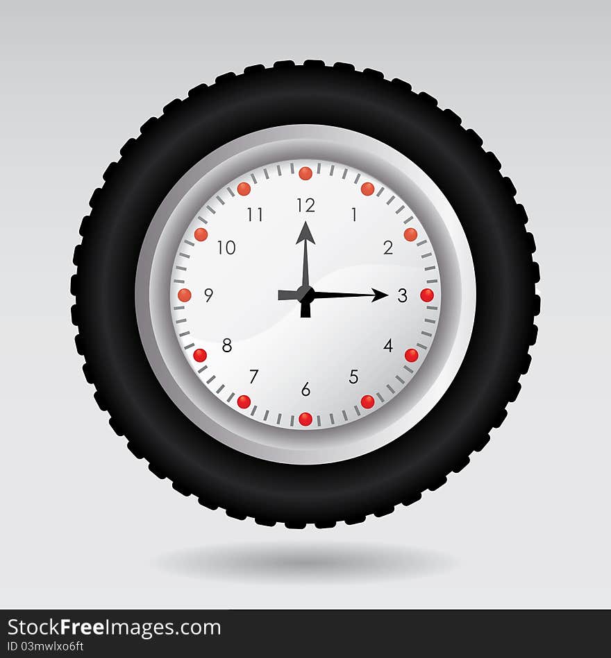 Illustration of a clock