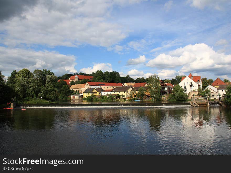 The little village Fronberg near to Schwandorf in Bavaria