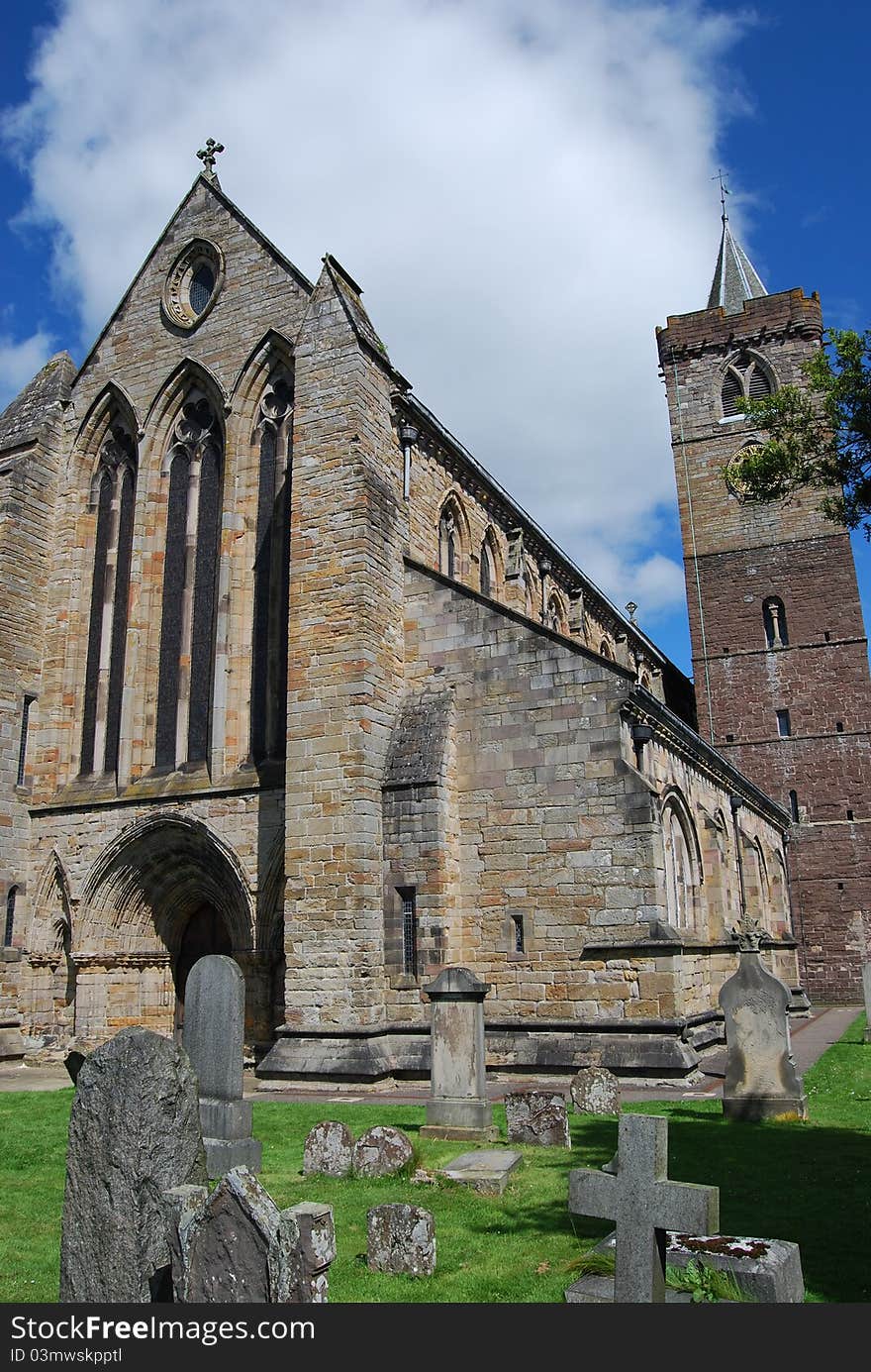 Graves at Dunblane Cathedral