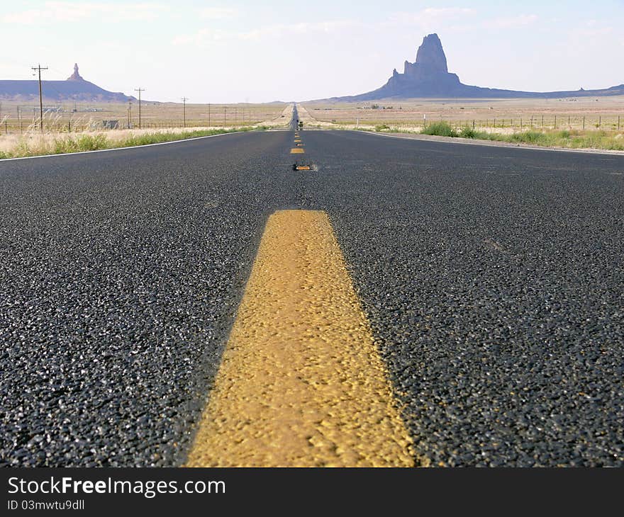 Road To The Momument Valley