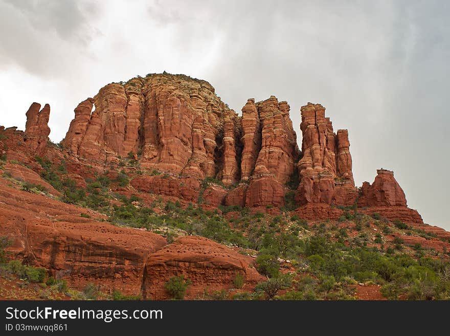 Landscape Photo of Red Rocks in Sedona. Landscape Photo of Red Rocks in Sedona